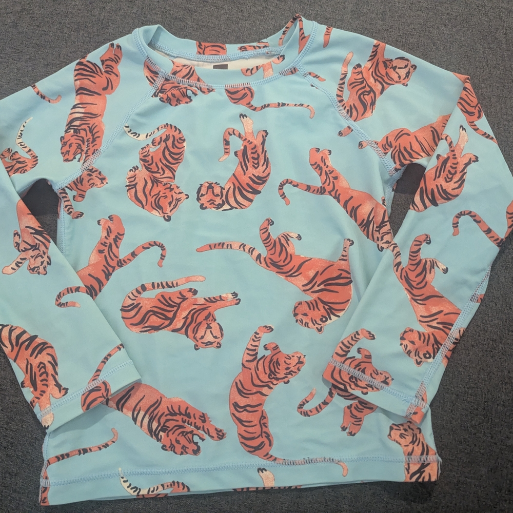 Tea Collection Tiger Print Rashguard